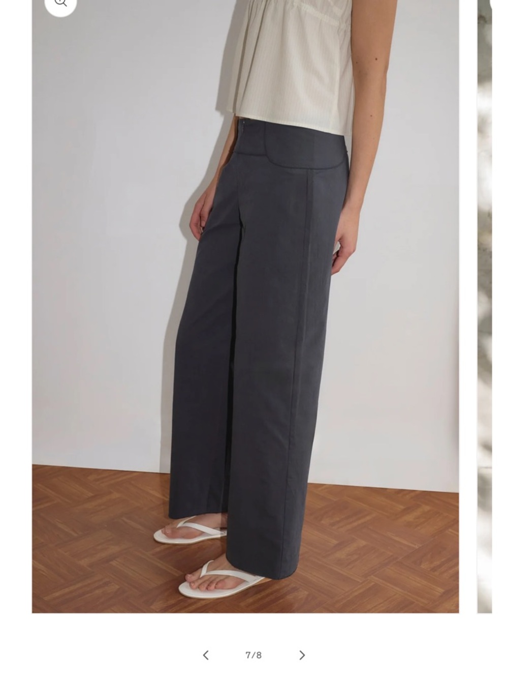 Deiji Studios Paneled Pant in Charcoal